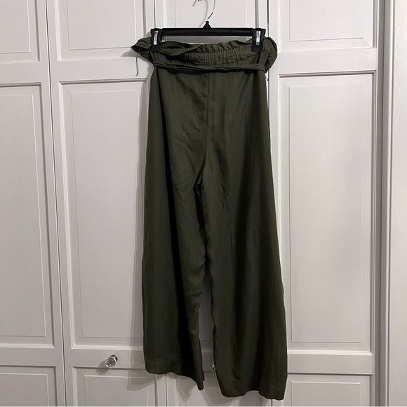 Cargo Palazzo Pants with Tie Waist - Picture 4 of 4